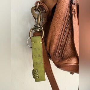 We The Free Leather Keychain/ bag accessory